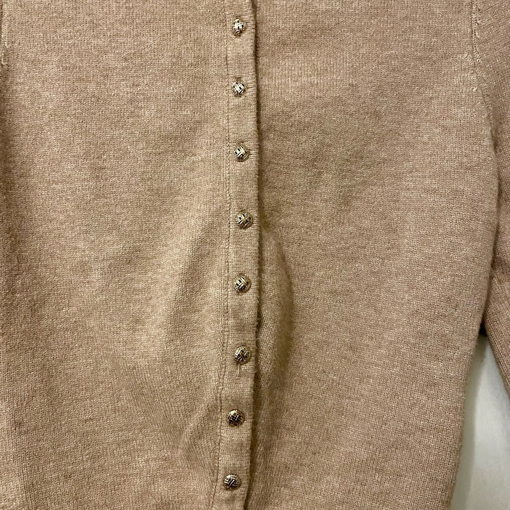 Emerson Lang Young Contemporary Brown Button-Up Cardigan - Picture 3 of 12